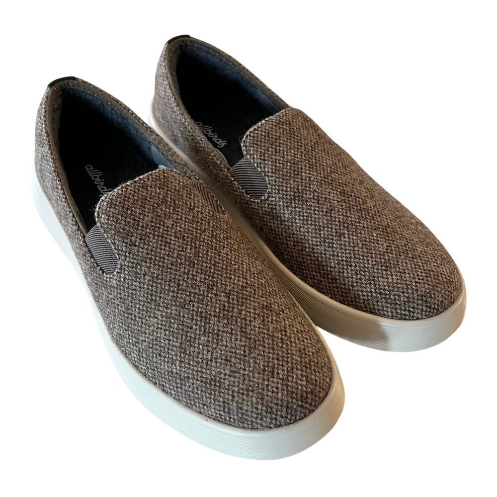 allbirds Cruiser Slip On Tweed - Weathered Brown (Weathered White Sole)